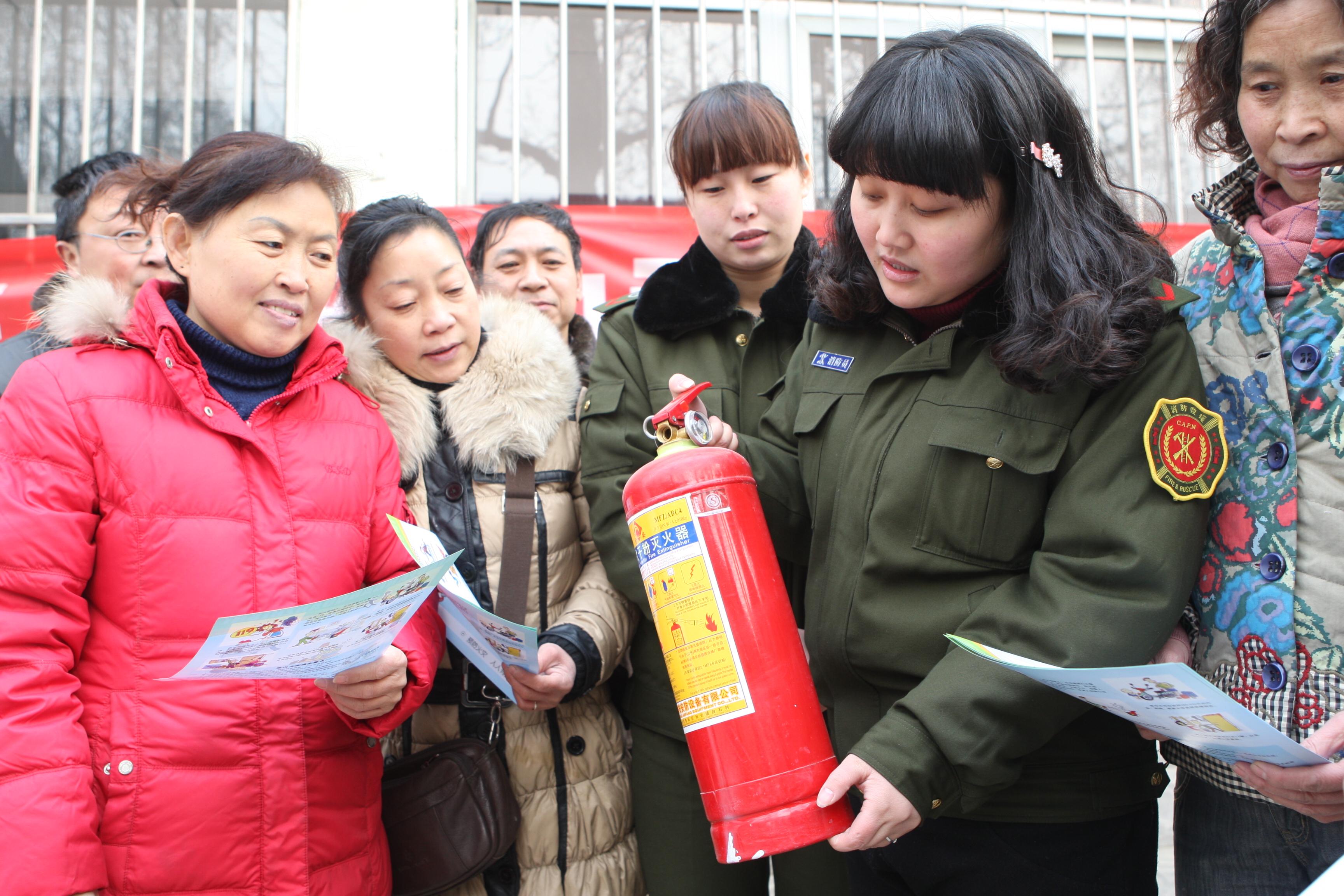 图片新闻:解放区抓好春节前消防安全知识普及